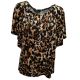 Thalia Sodi Convertible Animal-Print Top Blouse Leopard Large front from Affordable Designer Brands