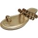 Thalia Sodi Jordi Slide-On Flat Sandals Gold 9M from AffordableDesignerBrands.com