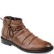Thomas & Vine Mens Gideon Brown Leather Boot 12 M from Affordable Designer Brands