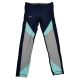 Under Armour Heat Gear Color Blocked Ankle Crop Leggings Midnight Navy Blue Small