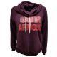 Under Armour Funnel-Neck Fleece Hoodie Jacket Red Small