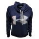 Under Armour Favorite Exploded-Logo Hoodie Jacket Navy 2XSmall