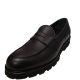 Vince Men's Comrade Loafers Leather Black 10.5M from Affordable Designer Brands