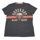 Vintage Super Dry Graphics Black T-Shirt 2XLarge