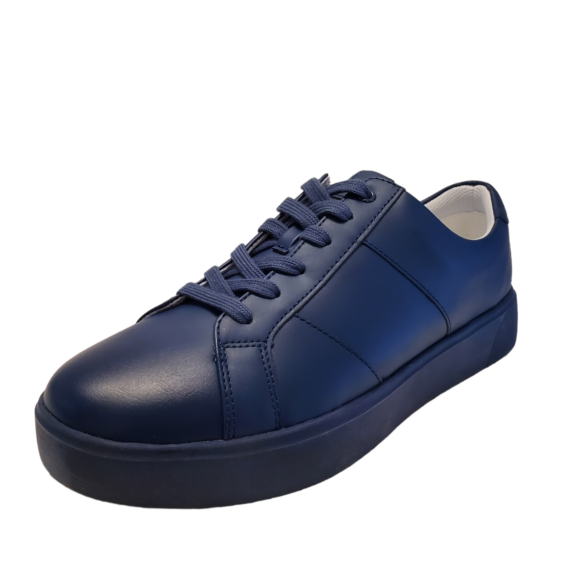 Santoni Mid-Top Sneakers in Dark Blue – Top Shelf Apparel